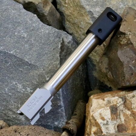 20 Match 10MM Barrel with 5/8x32 Thread 4-Port Compensator (Fits Glock G20 Gen 1-4)